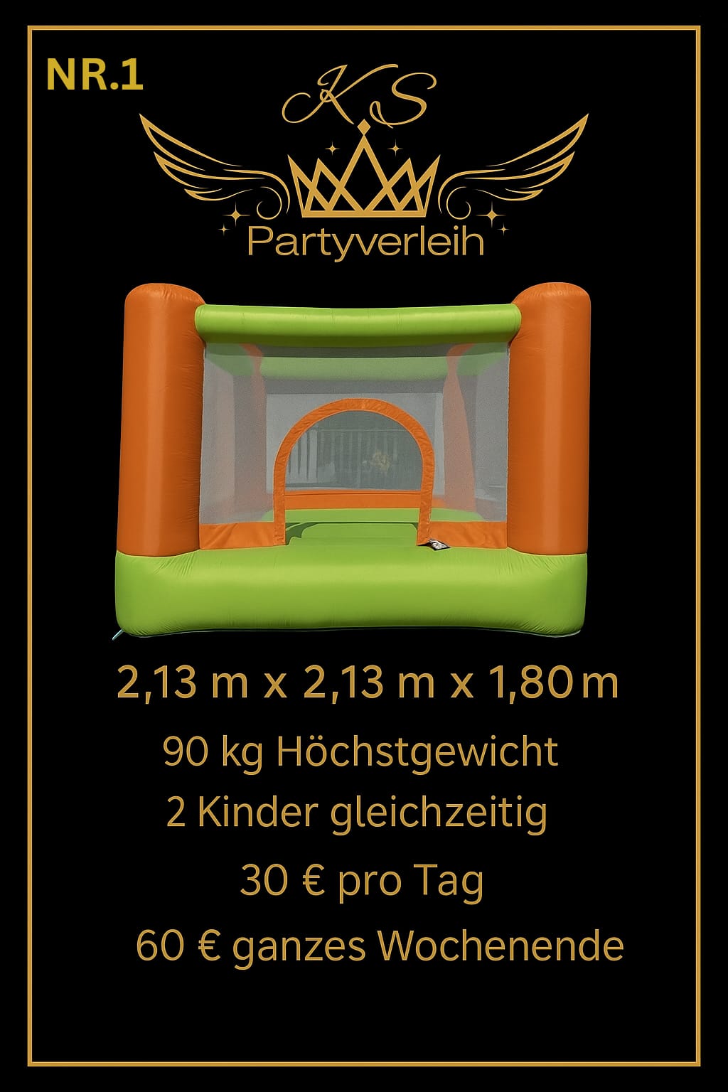 Hüpfburg Nr. 1