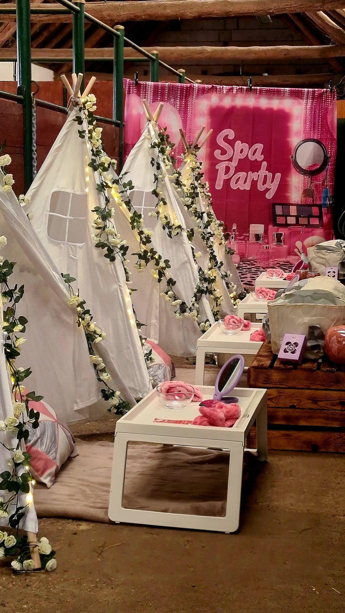 Tipi-Party Thema Girlsnight